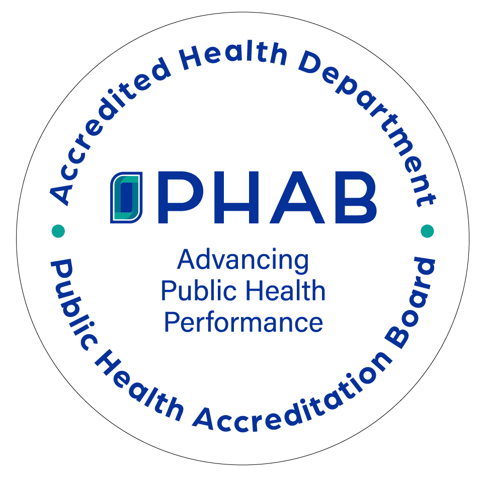 Accredited health department by PHAB